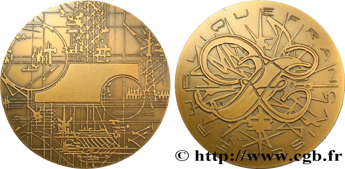 QUINTA REPUBLICA FRANCESA Médaille, République Française EBC