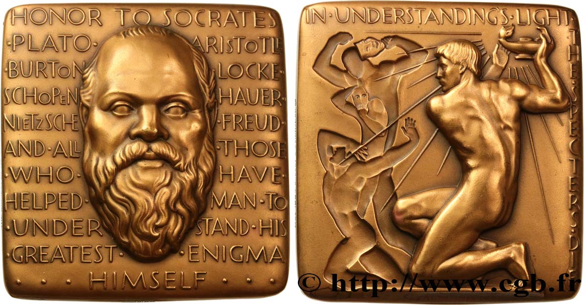 SCIENCES & SCIENTIFIQUES Médaille, Honneur aux Socrates AU