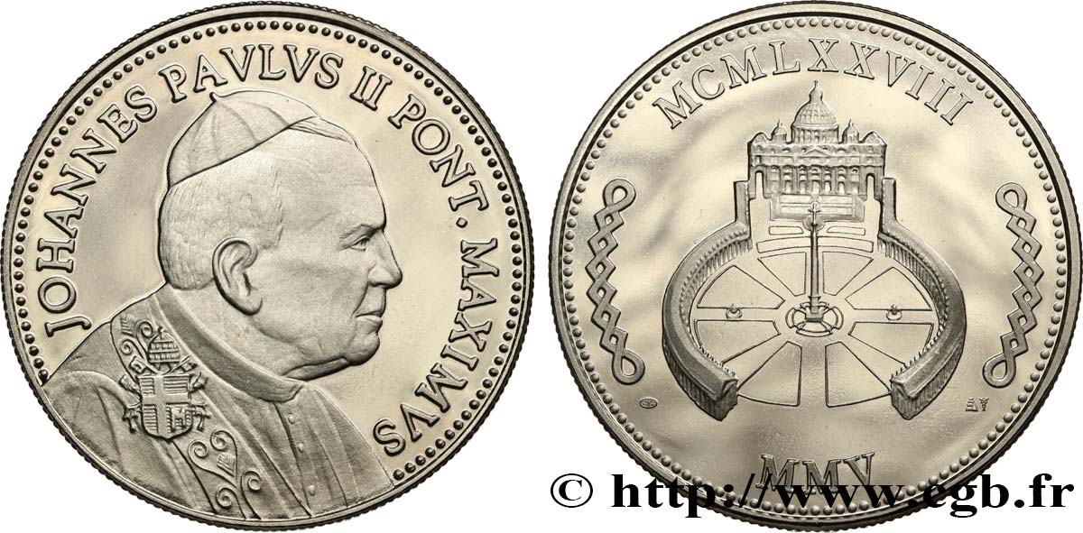 VATIKANSTAAT UND KIRCHENSTAAT Médaille, Jean-Paul II fST