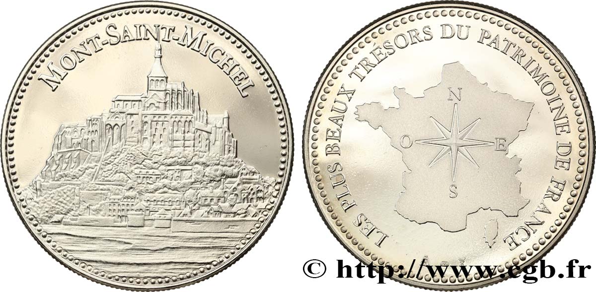 BUILDINGS AND HISTORY Médaille, Mont Saint-Michel fST
