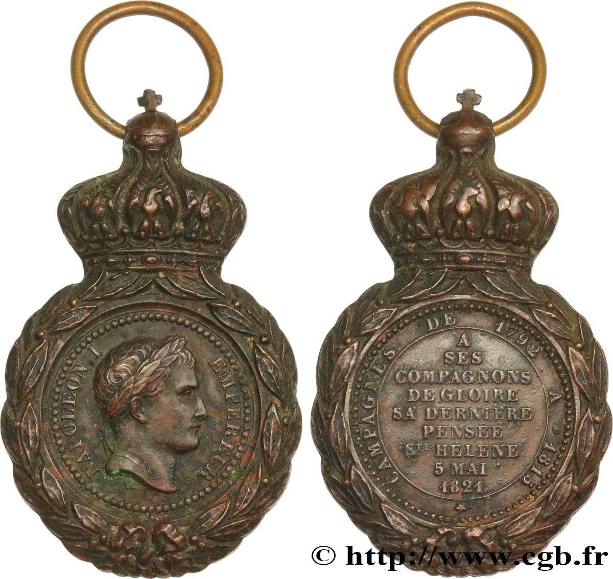 PREMIER EMPIRE / FIRST FRENCH EMPIRE Médaille de Sainte-Hélène XF