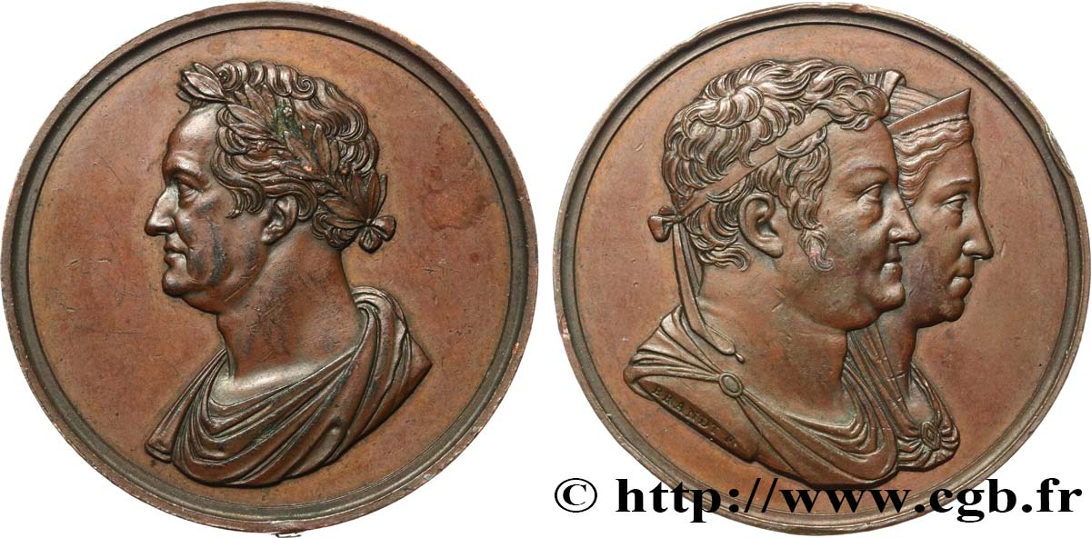 GERMANIA - SASSONIA-WEIMAR-EISENACH Médaille, 50e anniversaire de la résidence de Johann Wolfgang von Goethe à à la cour q.SPL