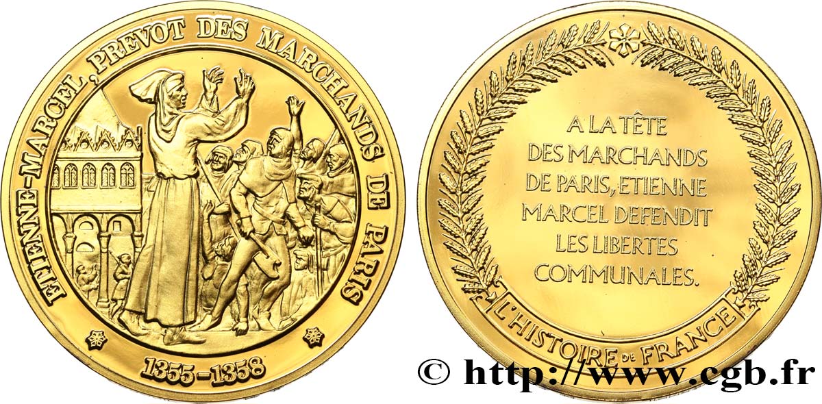 HISTOIRE DE FRANCE Médaille, Étienne Marcel SC