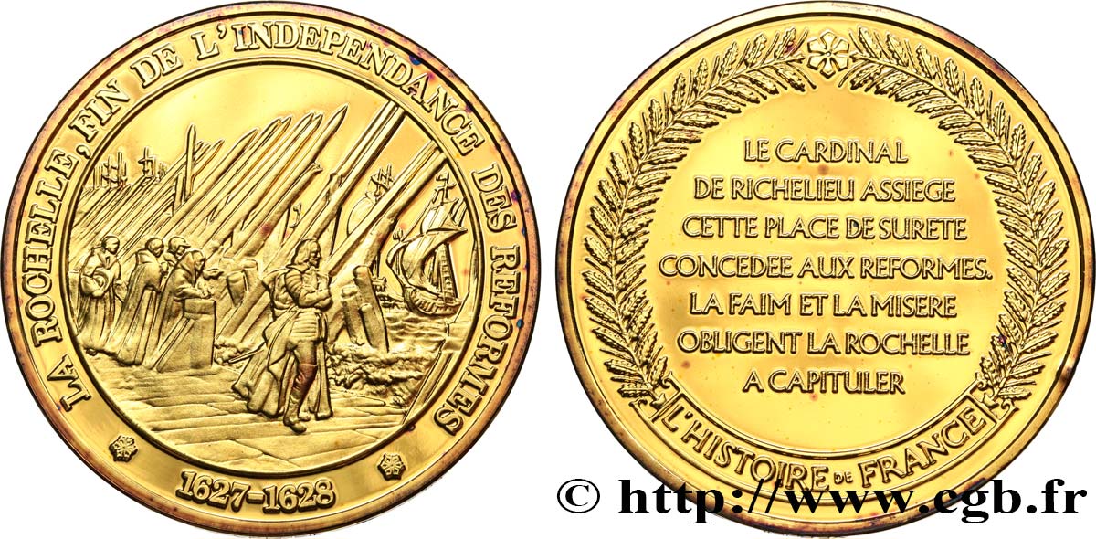 HISTOIRE DE FRANCE Médaille, La Rochelle SC