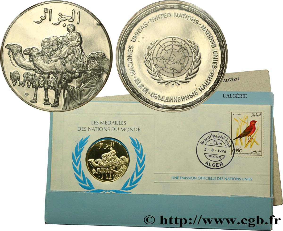 LES MÉDAILLES DES NATIONS DU MONDE Médaille, Algérie MS
