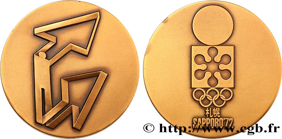 JEUX OLYMPIQUES Médaille, Jeux-Olympiques d’hiver TTB+