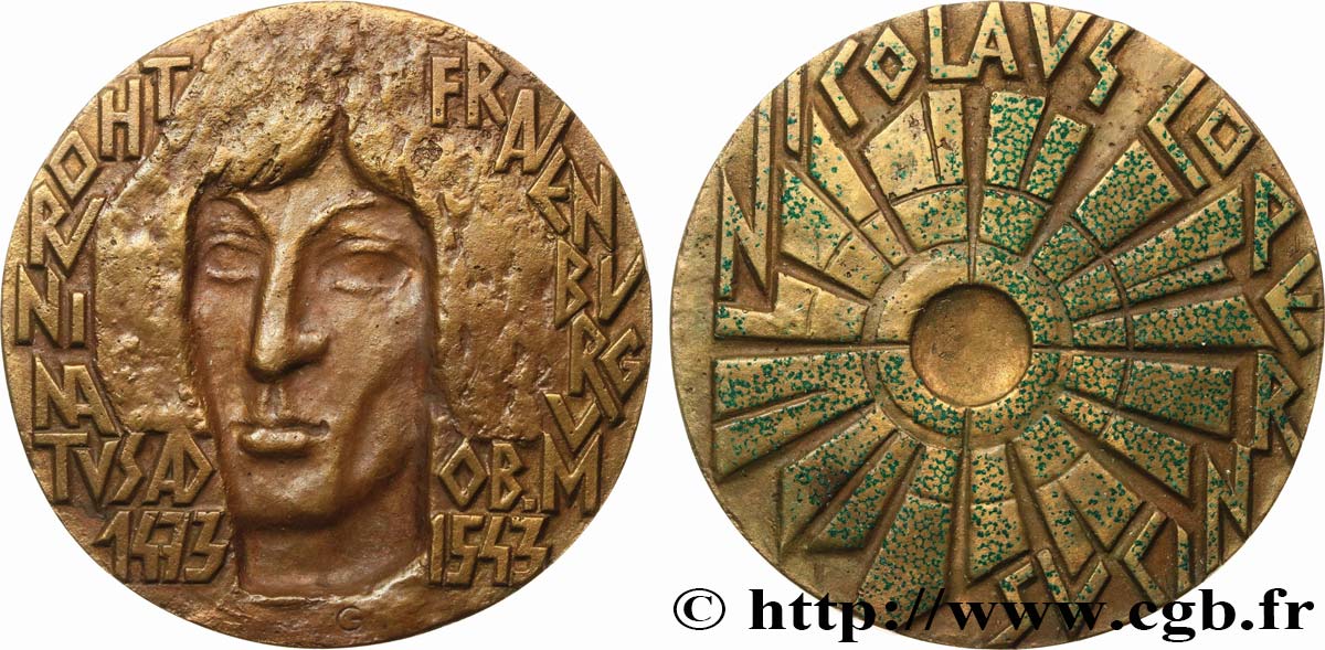 SCIENCES & SCIENTIFIQUES Médaille, Nicolas Copernic AU