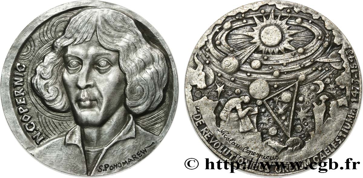 SCIENCE & SCIENTIFIC Médaille, Nicolas Copernic AU/AU