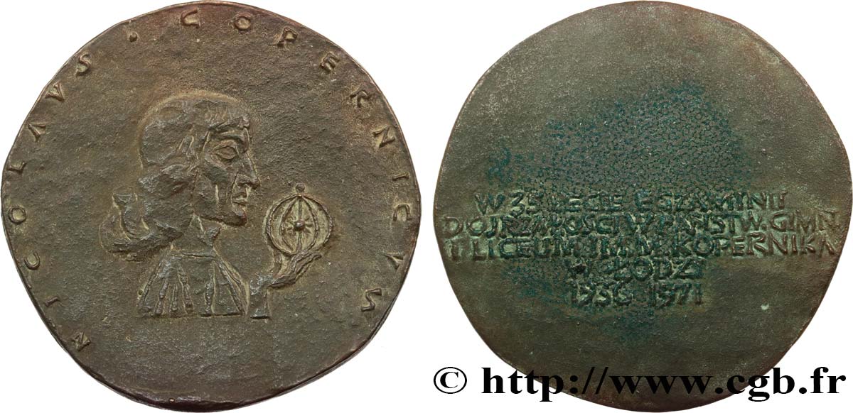 SCIENCES & SCIENTIFIQUES Médaille, Nicolas Copernic EBC