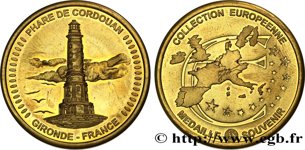 EUROPE Médaille, Collection européenne, Phare de Cordouan SUP