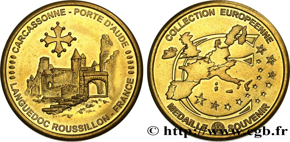 EUROPE Médaille, Collection européenne, Carcassonne SUP