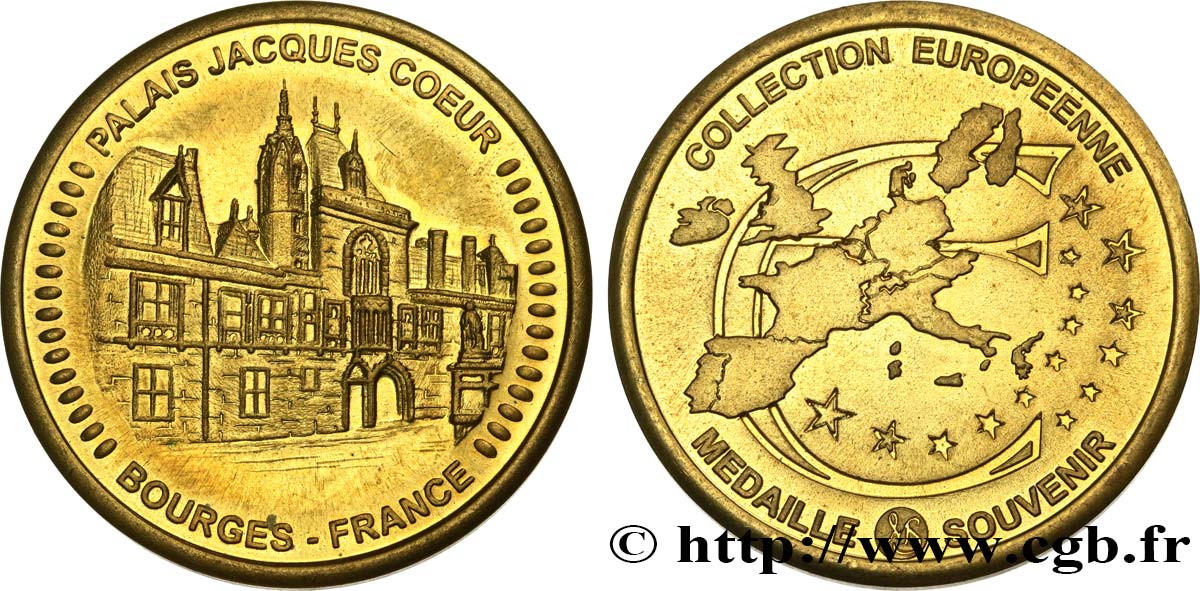 TOURISTIC MEDALS Médaille, Collection européenne, Palais de Jacques Coeur VZ