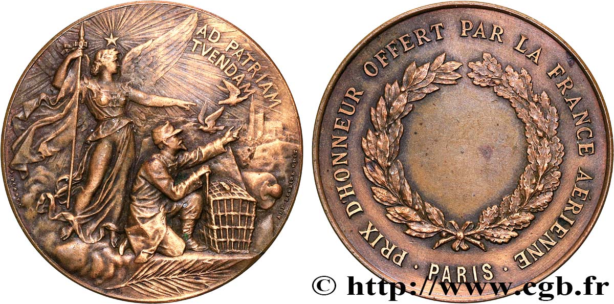 TERCERA REPUBLICA FRANCESA Médaille, Prix d’honneur MBC