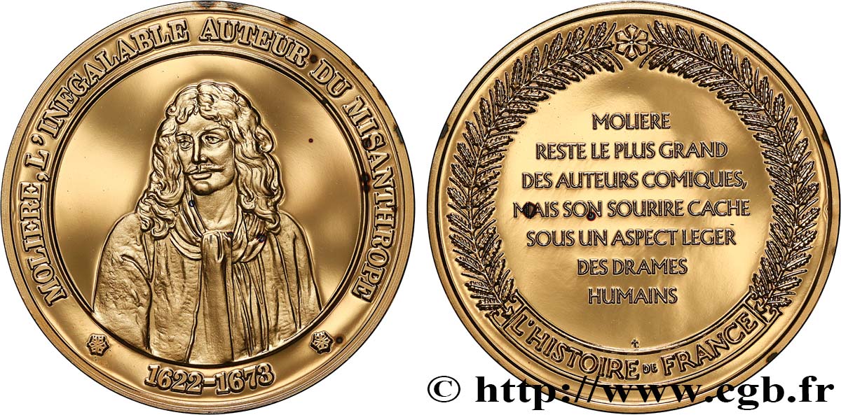 HISTOIRE DE FRANCE Médaille, Molière SPL