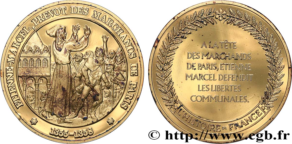 HISTOIRE DE FRANCE Médaille, Étienne Marcel AU