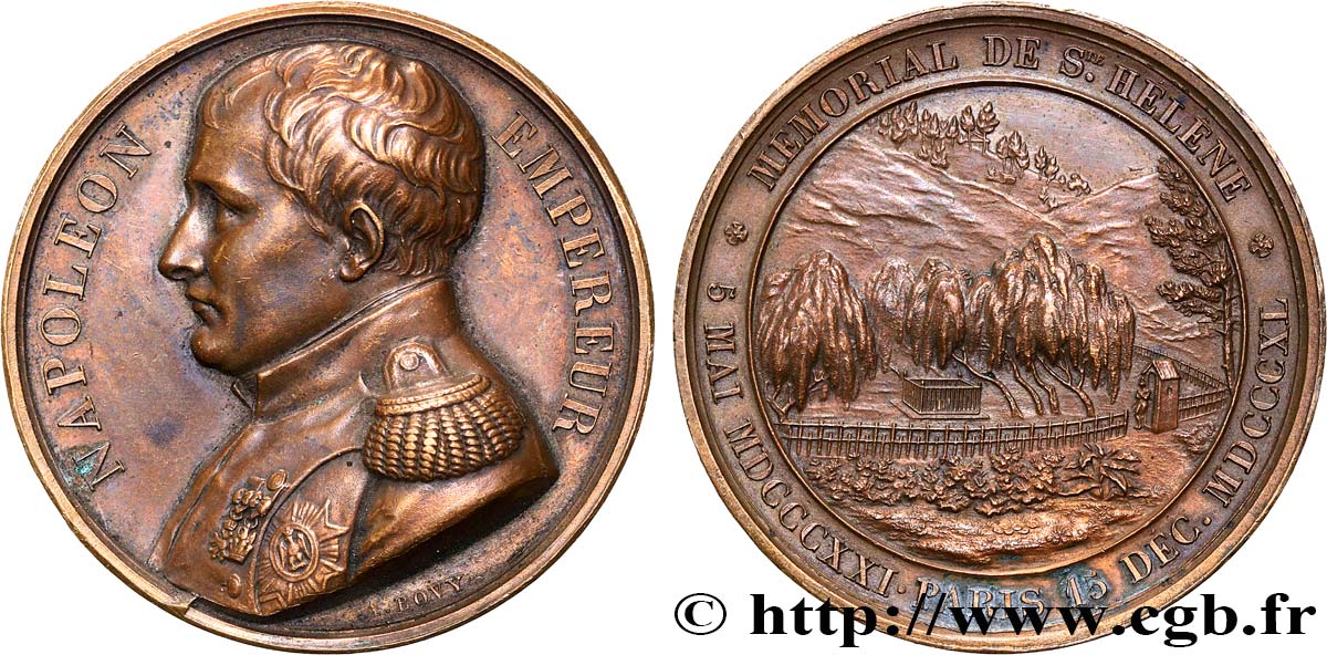 LOUIS-PHILIPPE I Médaille du mémorial de St-Hélène XF