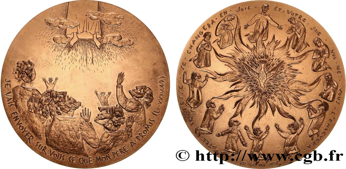 MÉDAILLES RELIGIEUSES Médaille, Paroles d’évangiles EBC