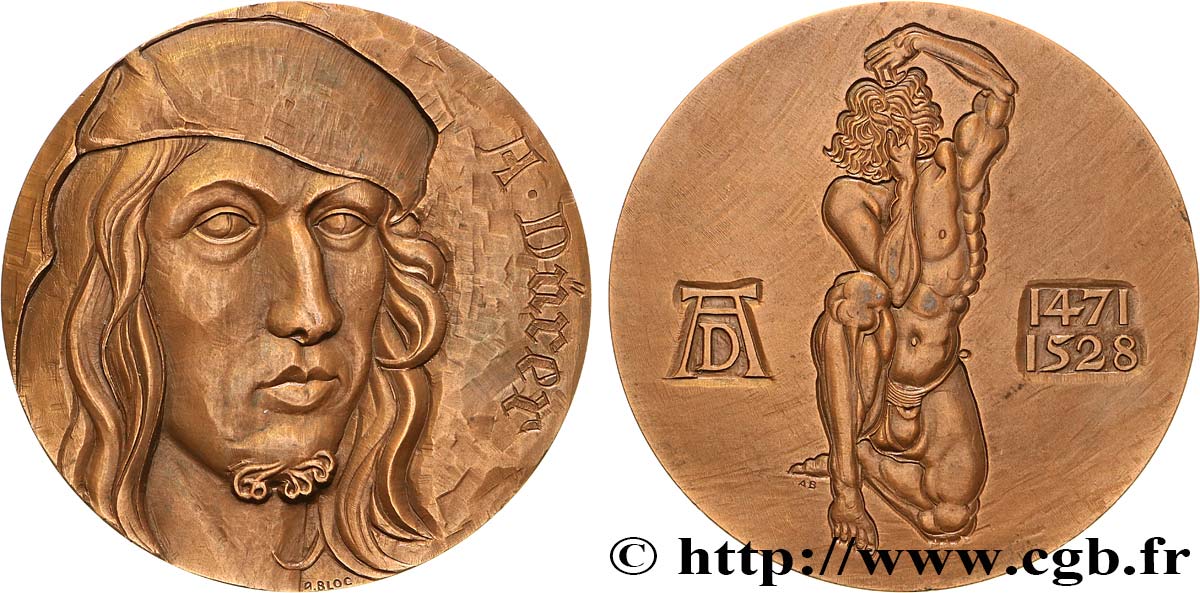 ARTISTES : MUSICIENS, PEINTRES, SCULPTEURS Médaille, Albrecht Dürer EBC