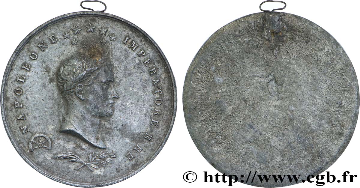 PRIMO IMPERO Médaille uniface, Napoleone Imperatore BB