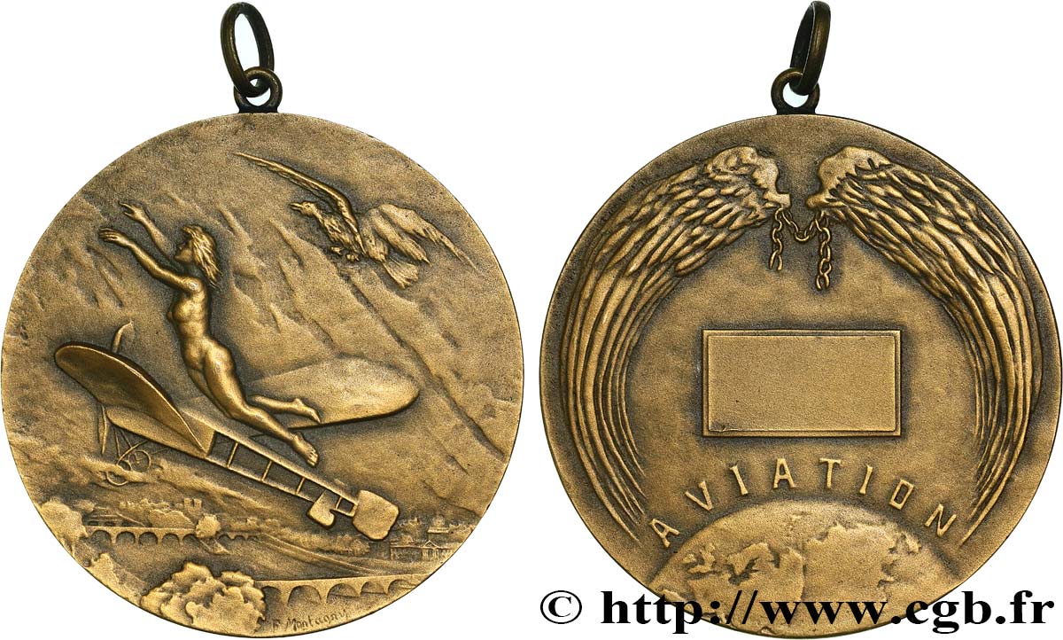 FRANCE Médaille de récompense, Aviation TTB+