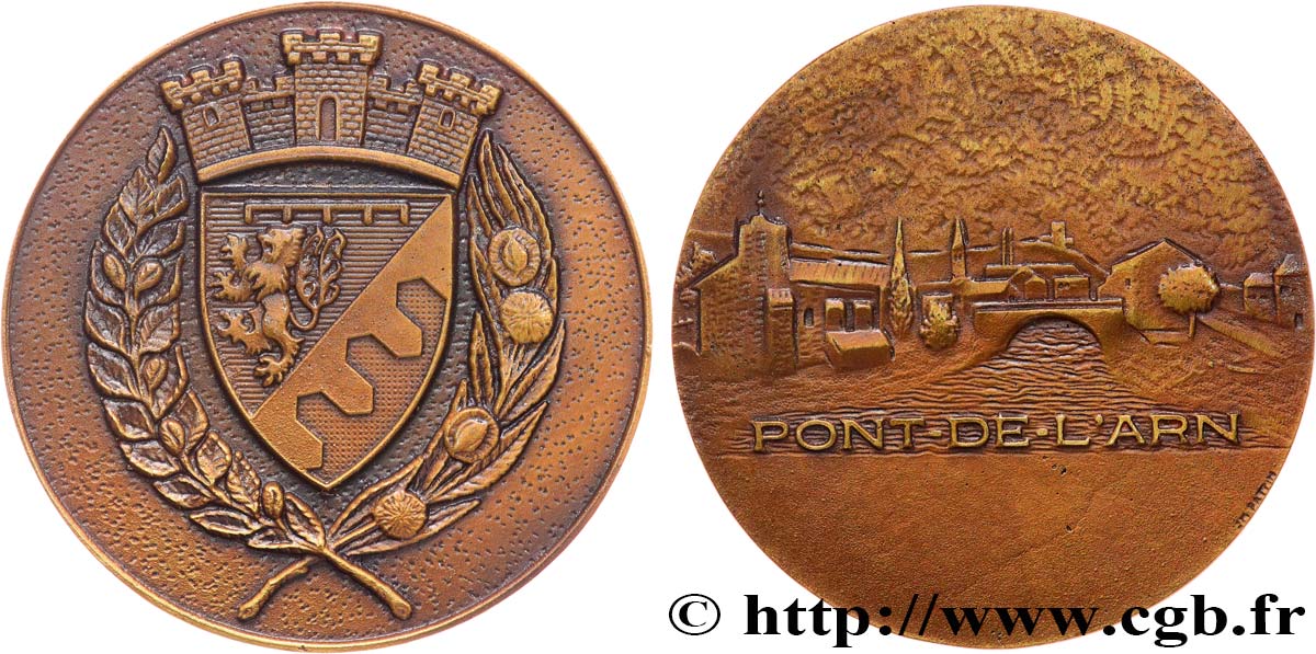 CINQUIÈME RÉPUBLIQUE Médaille, Pont de l’Arn SUP
