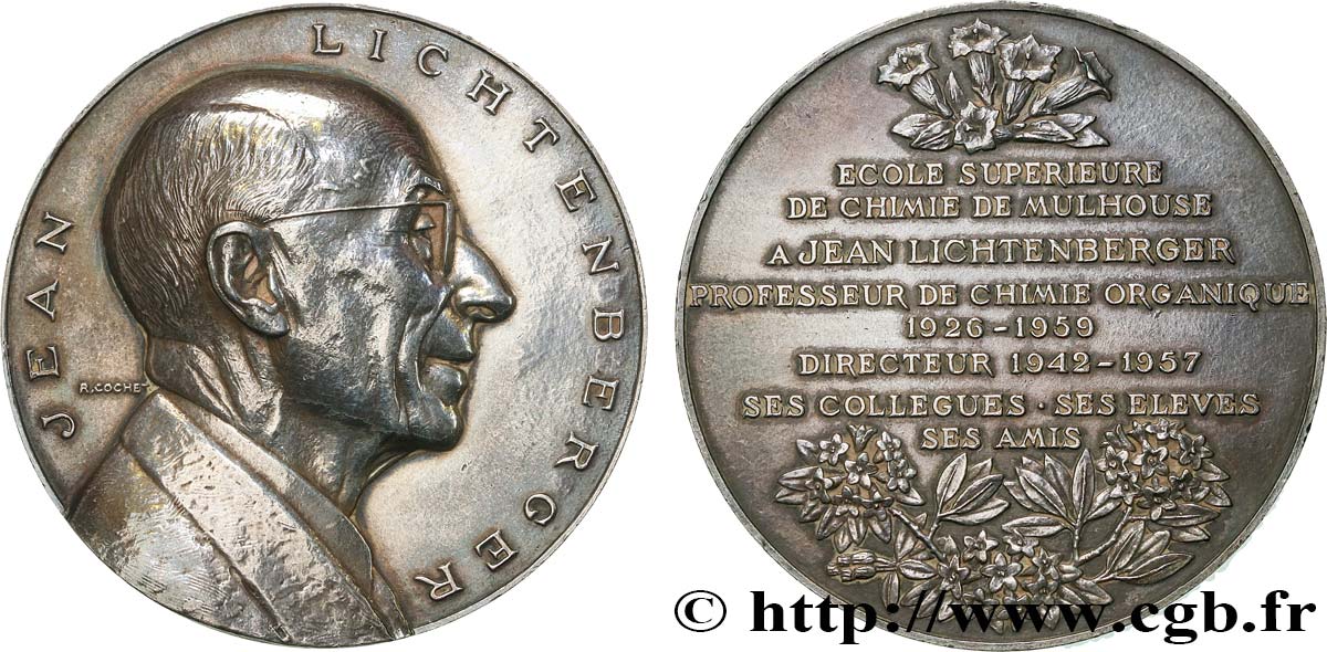 SCIENCES & SCIENTIFIQUES Médaille, Jean Lichtenberger AU