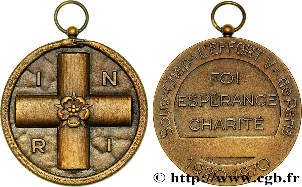 FRANC - MAÇONNERIE Médaille, Cinquantenaire du souverain chapitre SUP