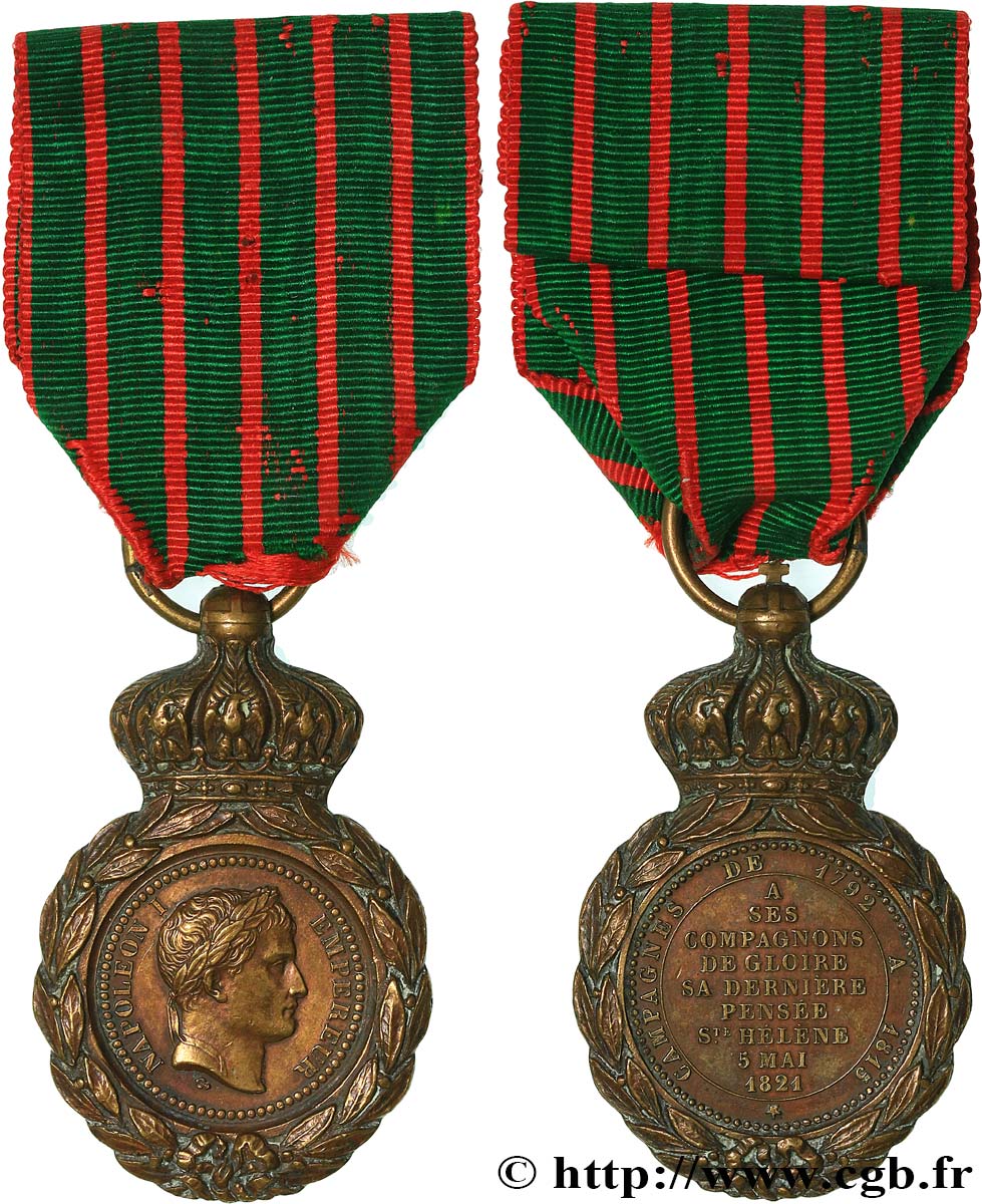 NAPOLEON S EMPIRE Médaille de Sainte-Hélène AU