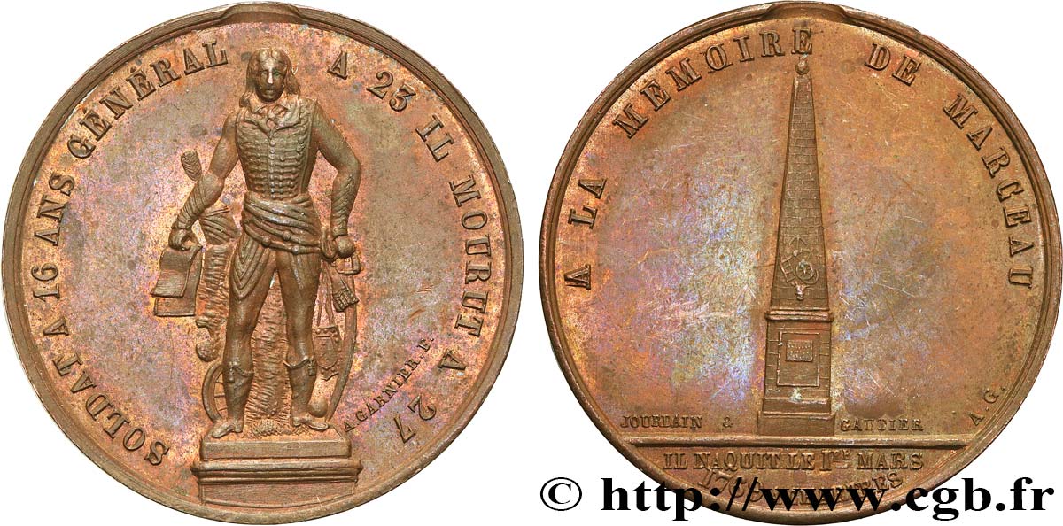 DIRETTORIO Médaille, Général Marceau q.SPL