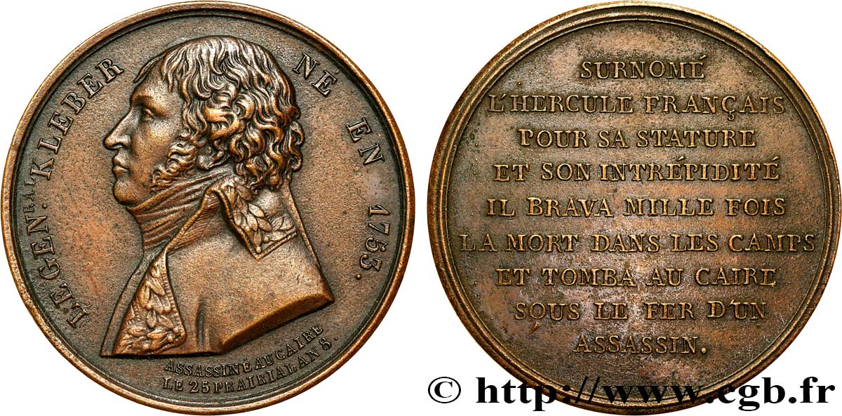 CONSULADO Médaille, Général Kléber MBC