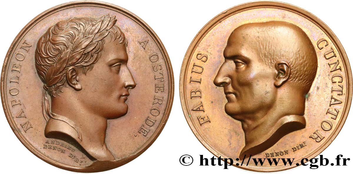 PREMIER EMPIRE Médaille, Séjour de Napoléon Ier à Osterode SUP