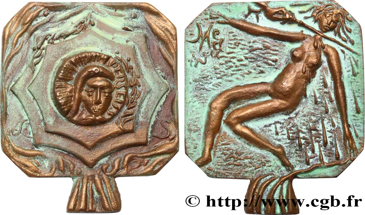 ART, PAINTING AND SCULPTURE Médaille, Perseus AU