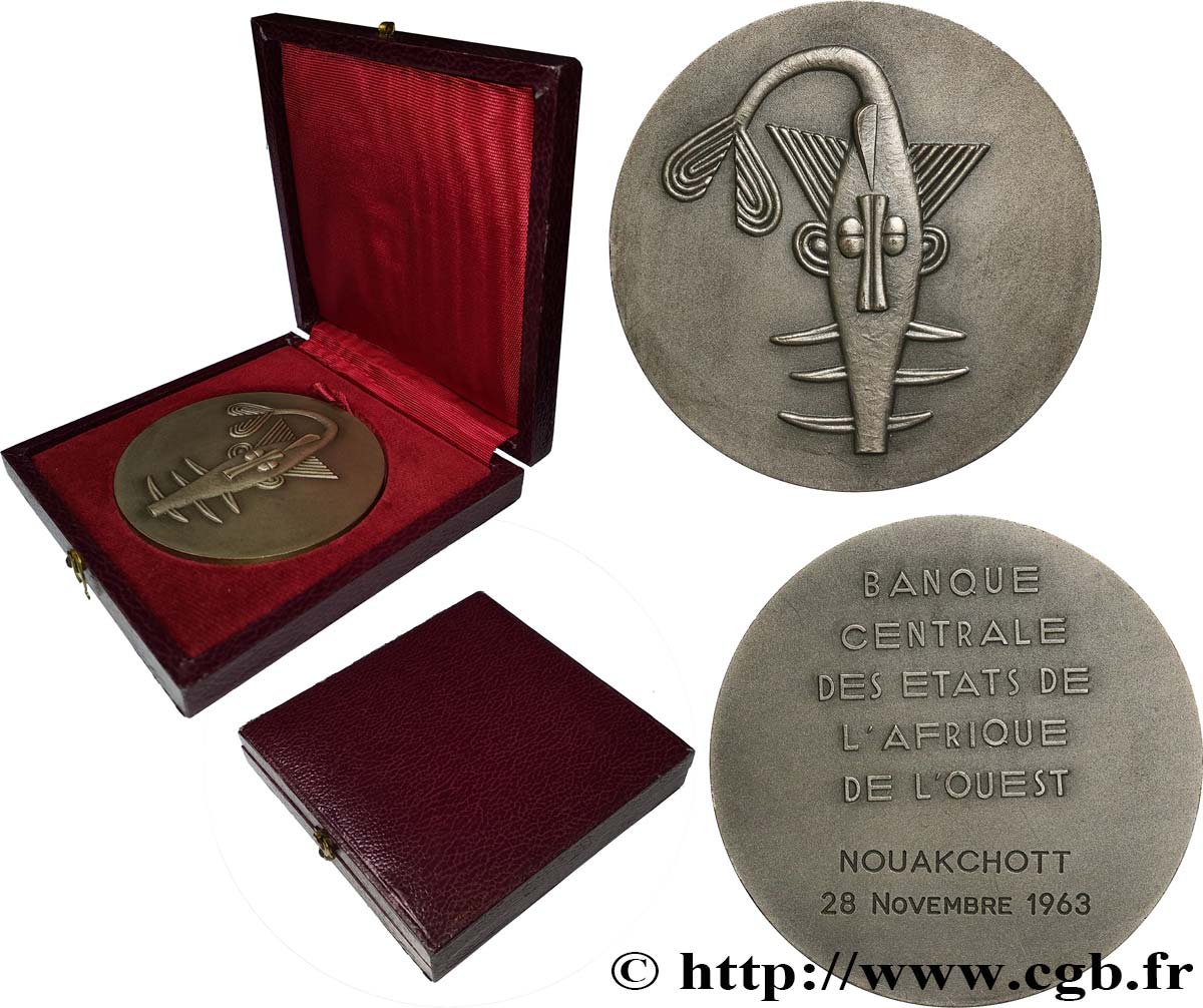 ÉTATS DE L AFRIQUE DE L OUEST (BCEAO) Médaille, Banque centrale des États de l Afrique de l Ouest SUP