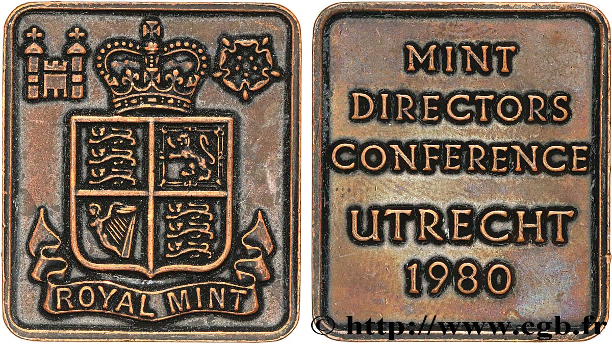 PAYS-BAS Médaille, Conférence des directeurs, Royal Mint SUP