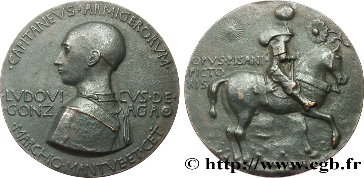 ITALIEN Médaille,  Ludovico III Gonzaga fVZ