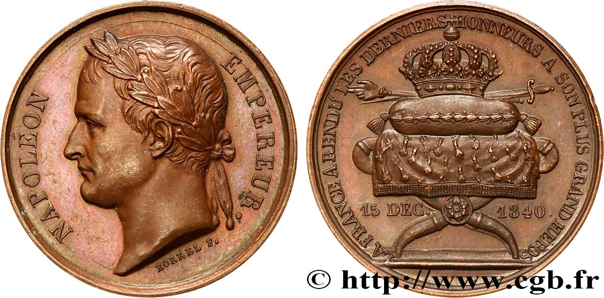LOUIS-PHILIPPE Ier Médaille, Derniers honneurs SUP