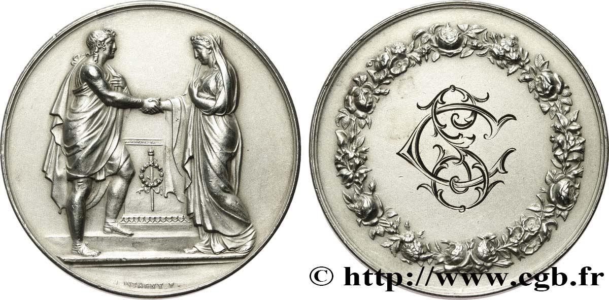 AMOUR ET MARIAGE Médaille de mariage fVZ