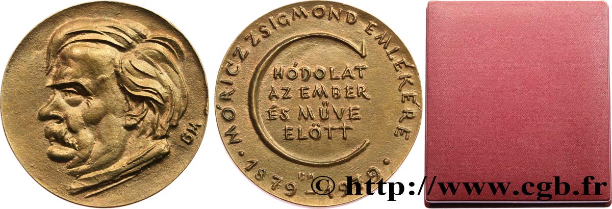 LITERATURE : WRITERS - POETS Médaille, Zsigmond Móricz, Centenaire de sa naissance SPL