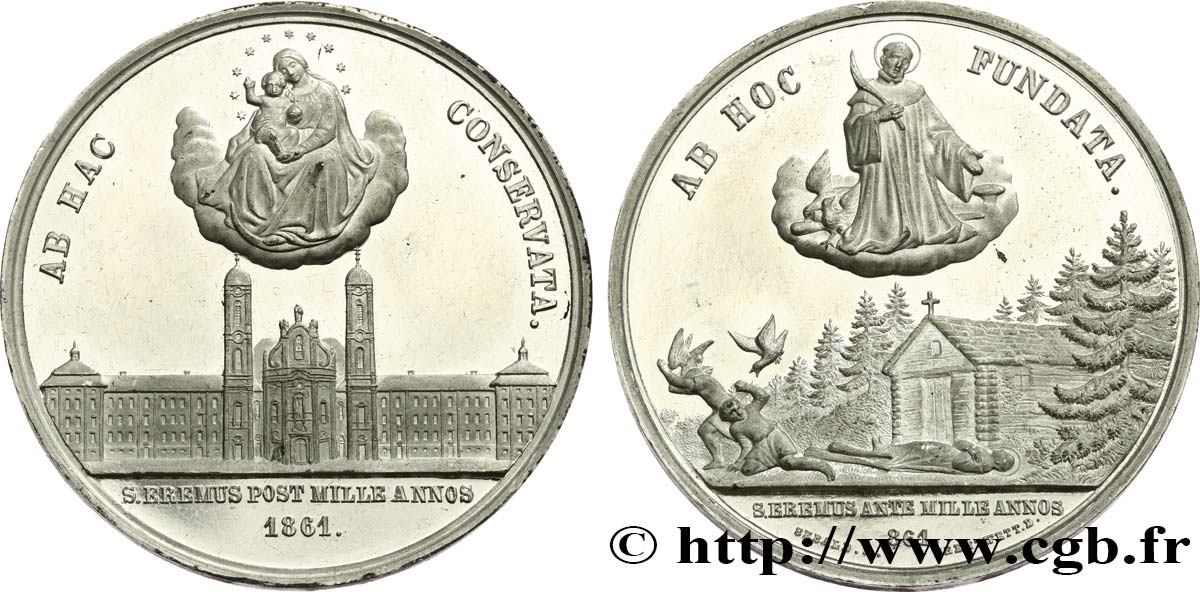 SWITZERLAND Médaille de millénaire - Saint Eremus AU