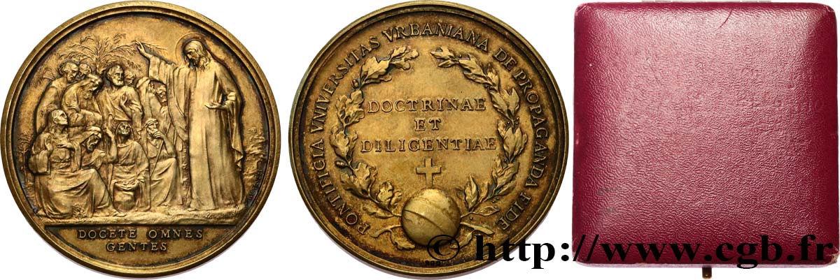 VATICAN ET ÉTATS PONTIFICAUX Médaille, Enseignement à tous les peuples SUP