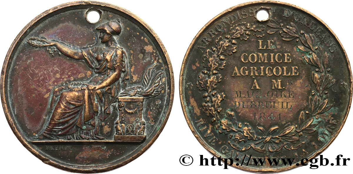 LOUIS-PHILIPPE I Médaille, Comice agricole VF