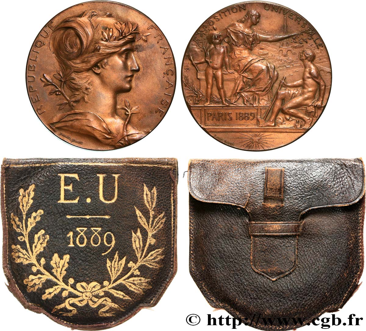 TROISIÈME RÉPUBLIQUE Médaille, Exposition universelle TTB+