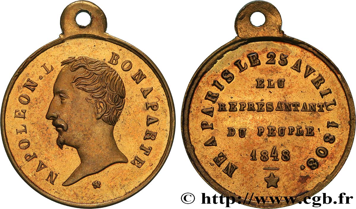 II REPUBLIC Médaillette, Élection du représentant du peuple AU