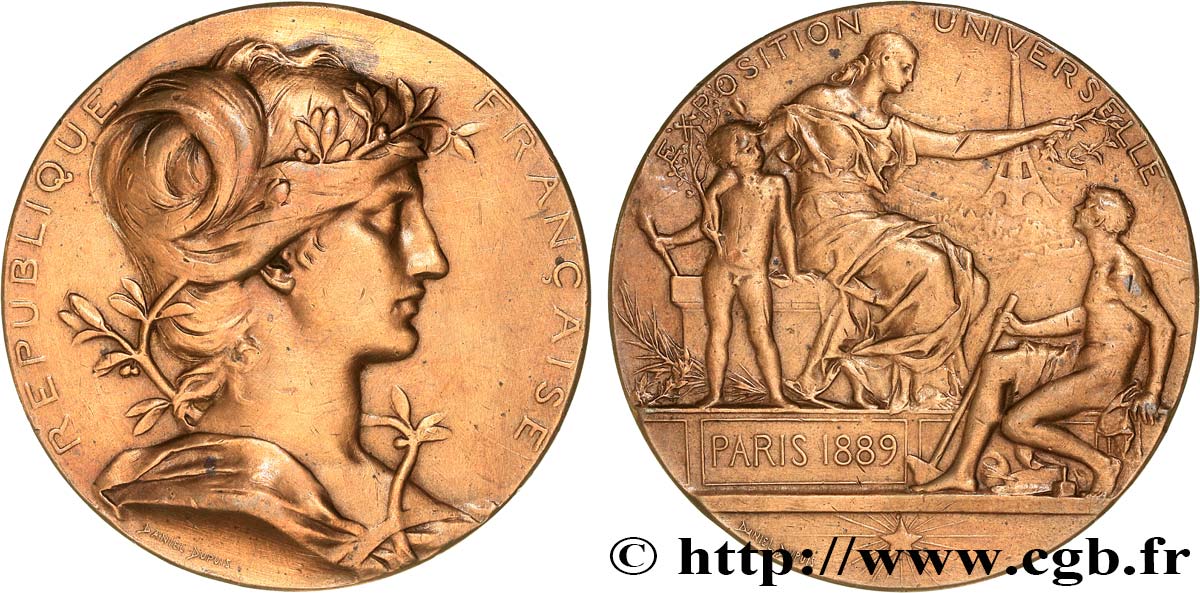 DRITTE FRANZOSISCHE REPUBLIK Médaille, Exposition universelle SS