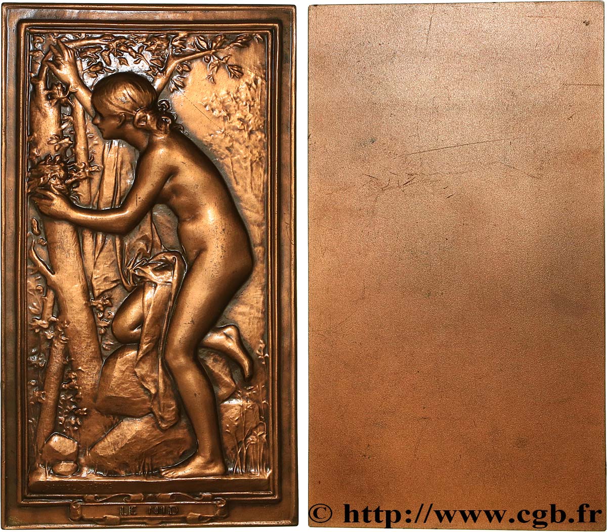 ART, PAINTING AND SCULPTURE Plaque, Le nid, refrappe MBC+