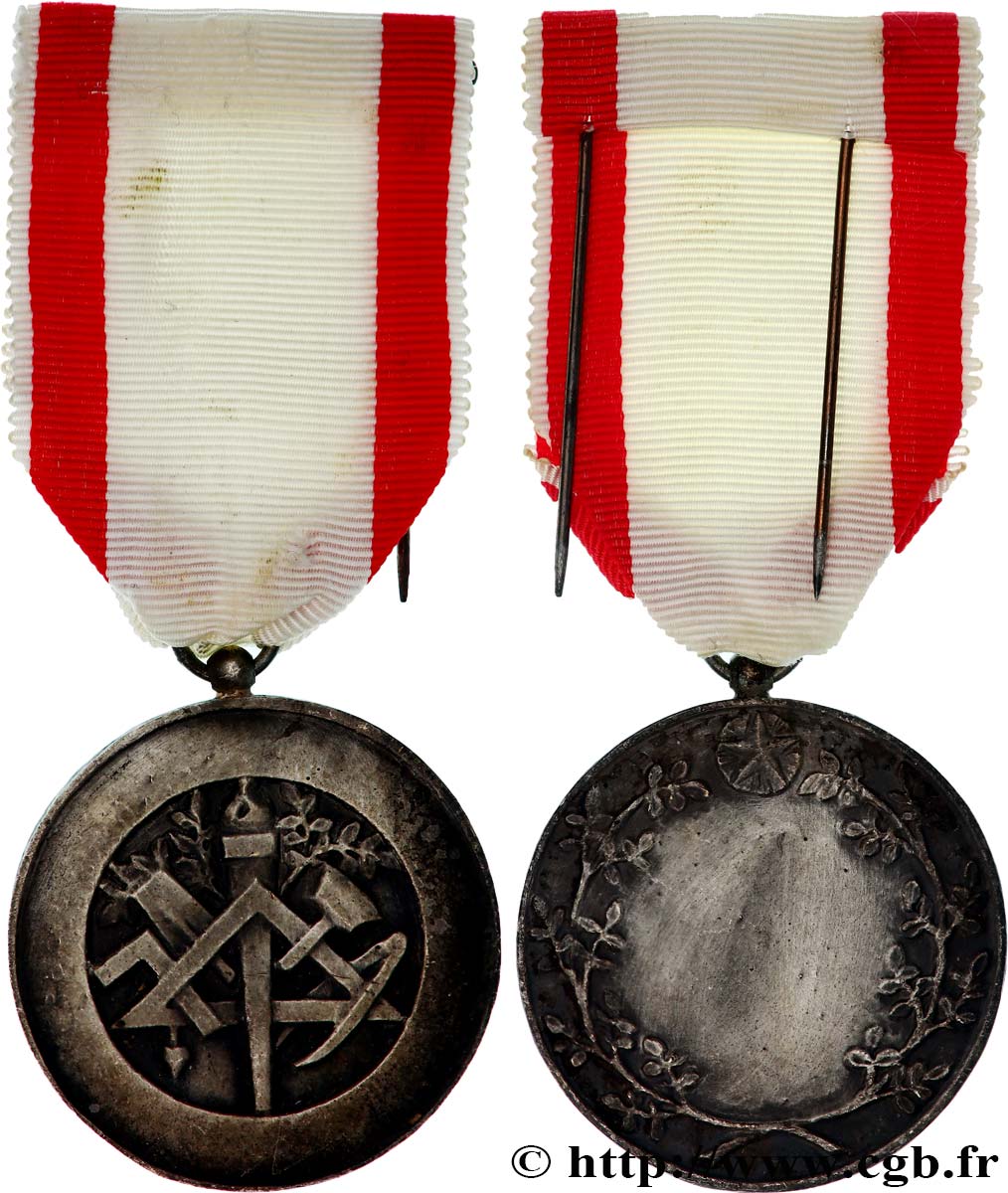 FRANC - MAÇONNERIE Médaille de récompense TTB+