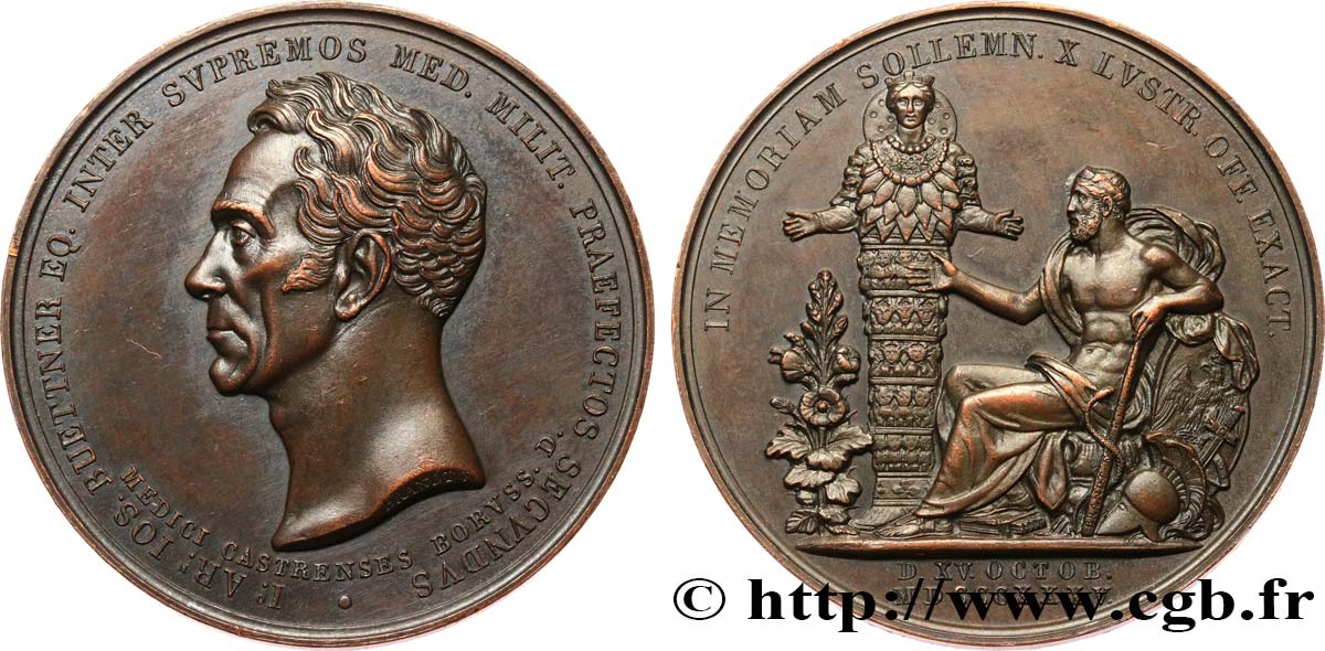 LUIGI FILIPPO I Médaille, Johann Arnold Joseph Büttner q.SPL
