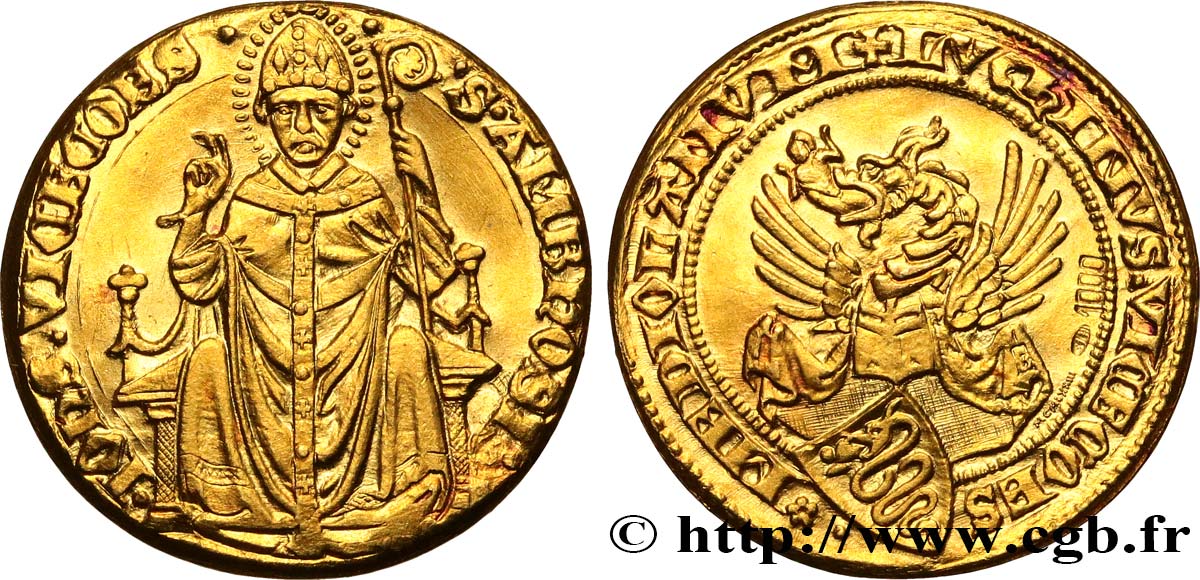 V REPUBLIC Reproduction d’un florin d’or, Luchino et Giovanni Visconti MS