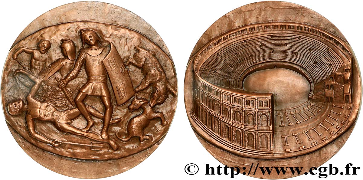 MONUMENTS ET HISTOIRE Médaille, Lutte gréco-romaine SUP