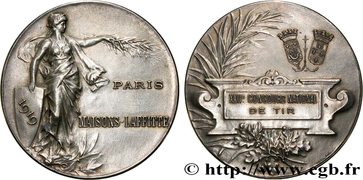 TIR ET ARQUEBUSE Médaille, XXIIe Concours national SS